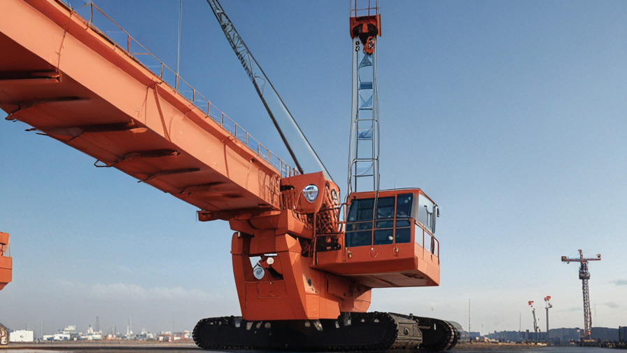 crane with jib and boom