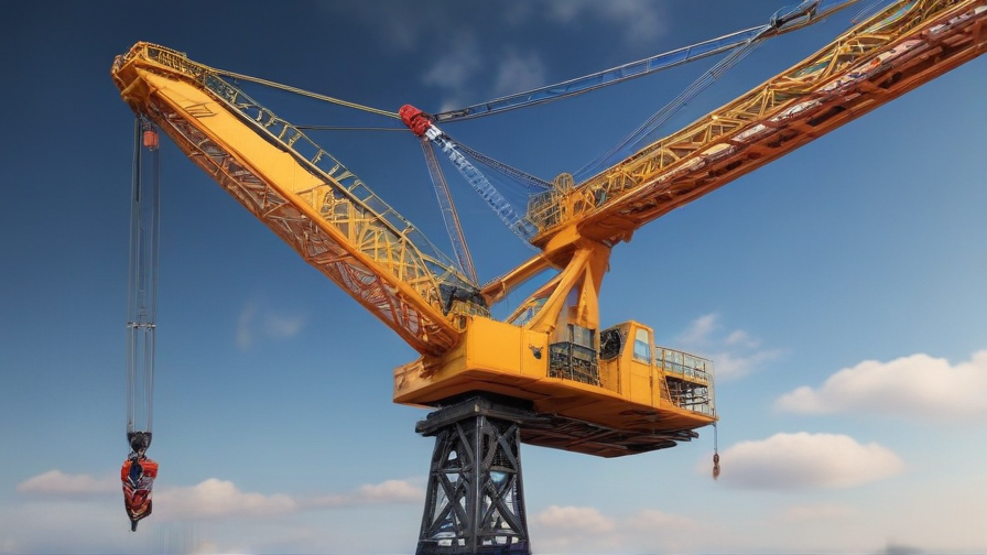 crane with jib and boom