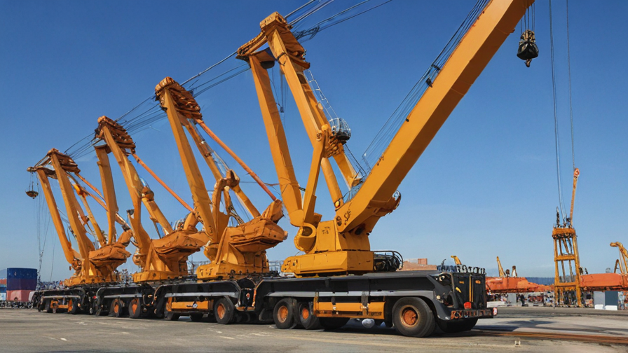 cranes in port