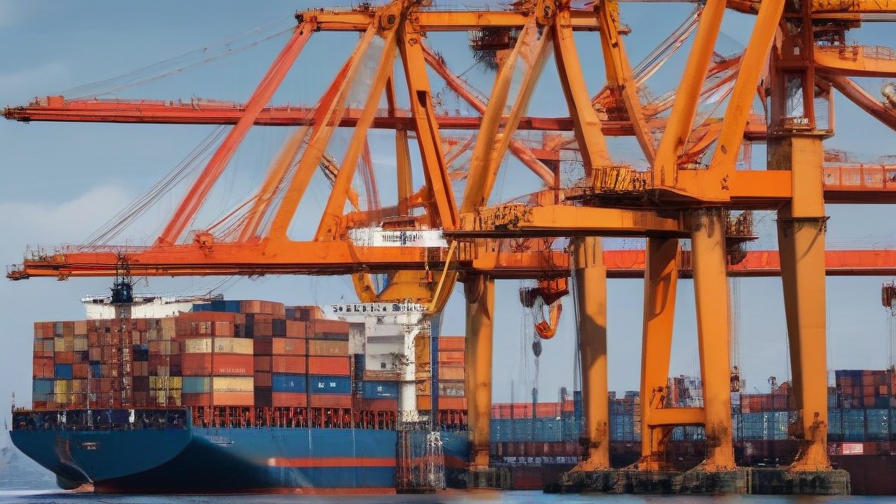 cranes in port