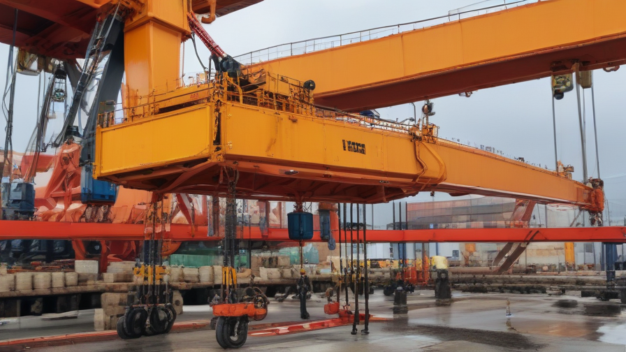 cranes in port