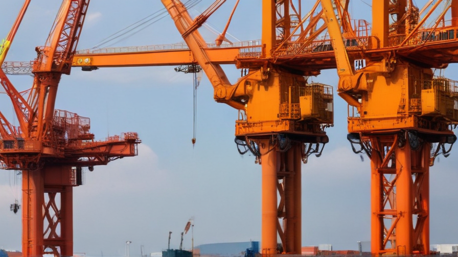 cranes in port