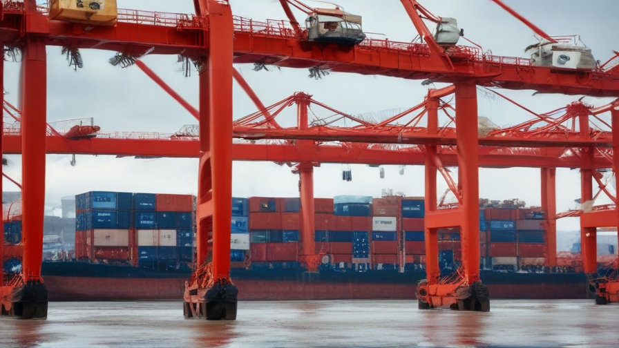cranes in port