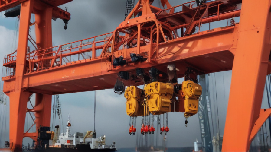 cranes in ship