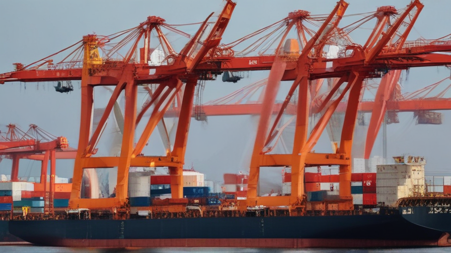 cranes in ship