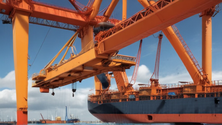 cranes in ship
