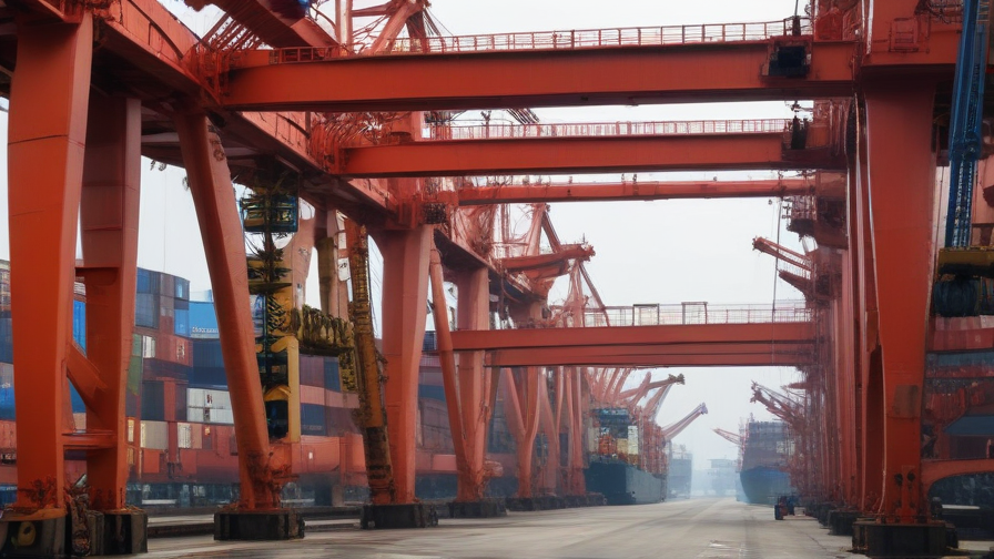 cranes in ship