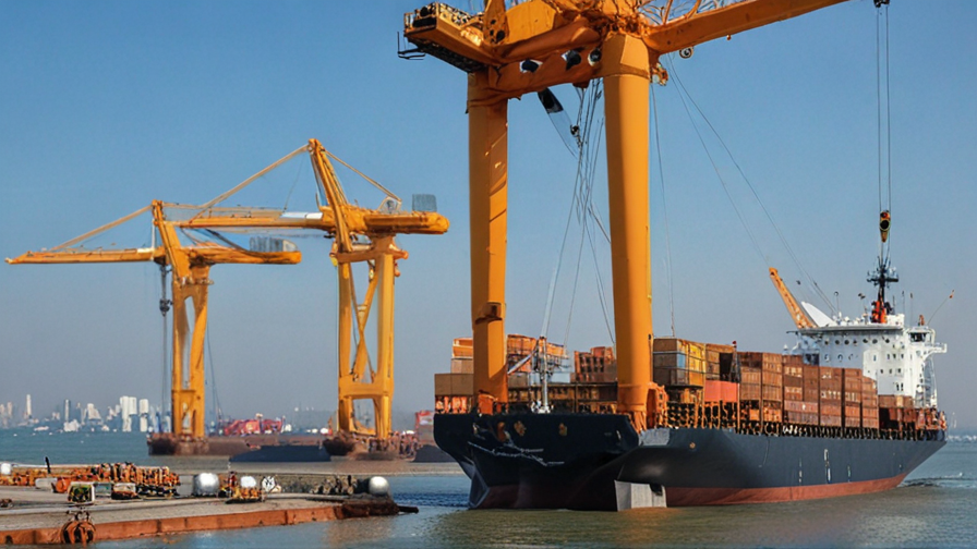 cranes in ship
