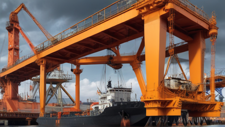 cranes in ship