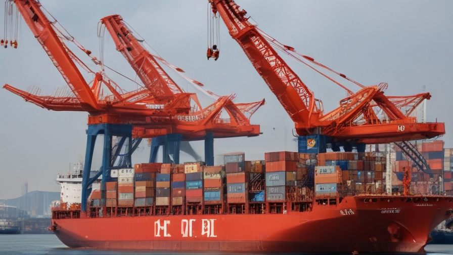 cranes in ship