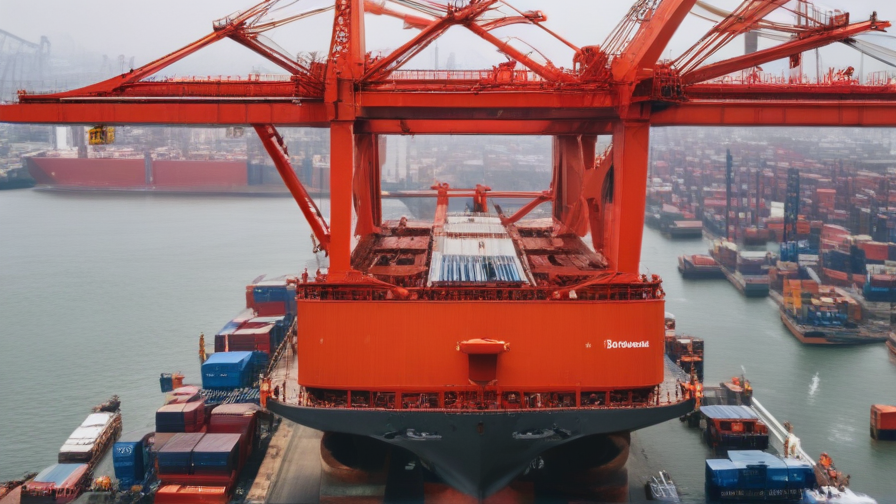 cranes in ship