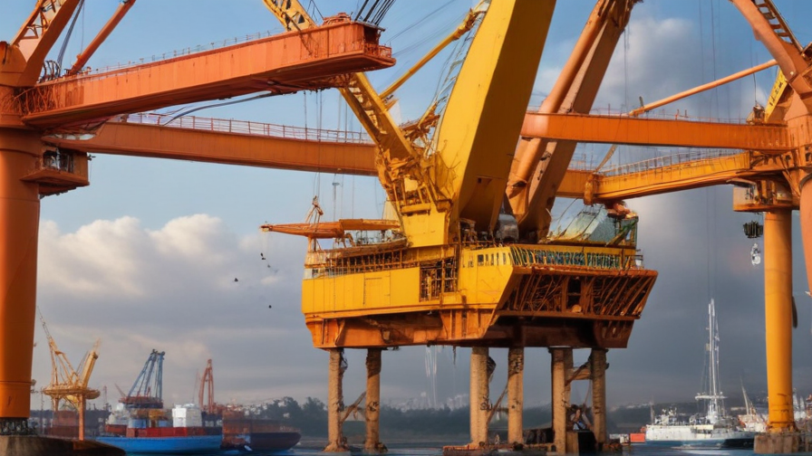 cranes in ship