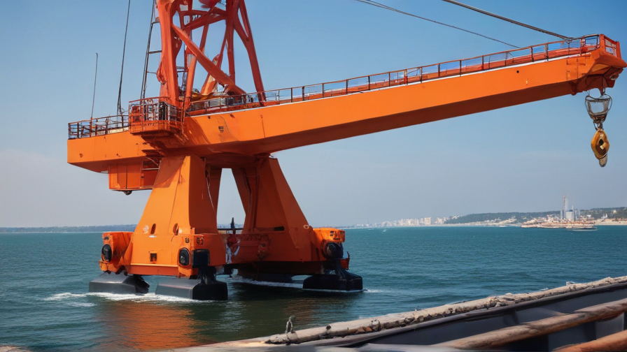 davit crane boat