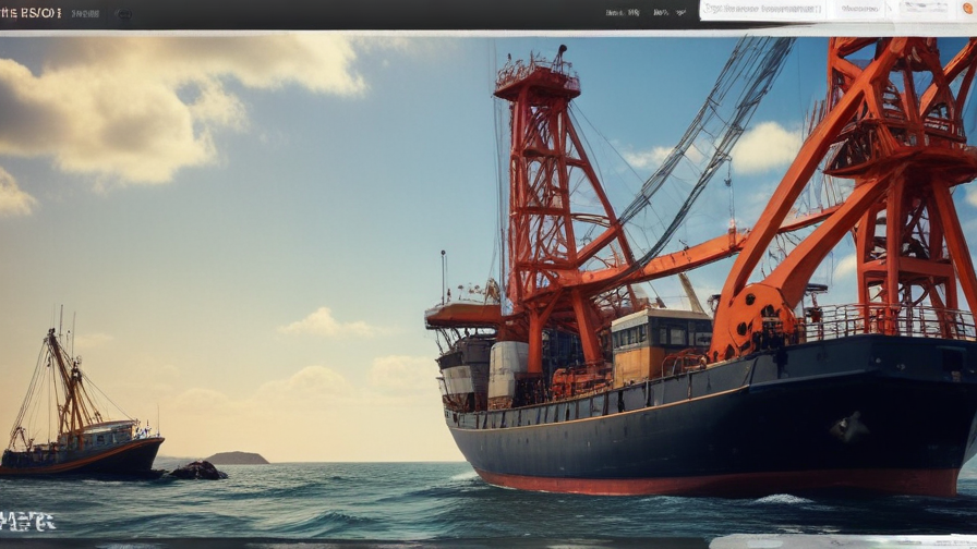 davit crane boat