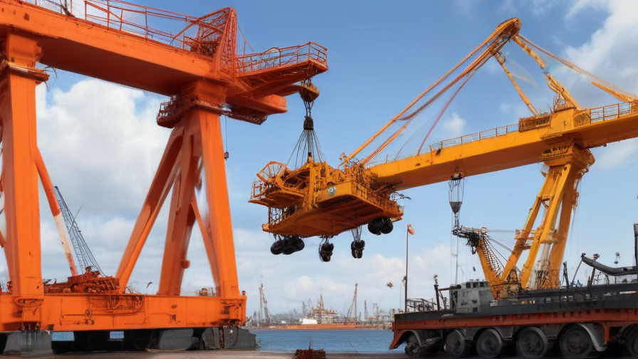 davits and cranes