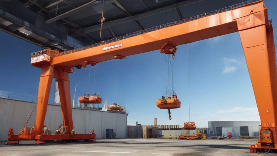 davits and cranes