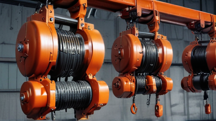 electric hoist pulley system