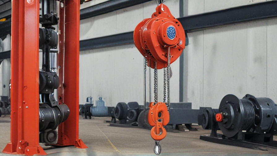 electric hoist pulley system