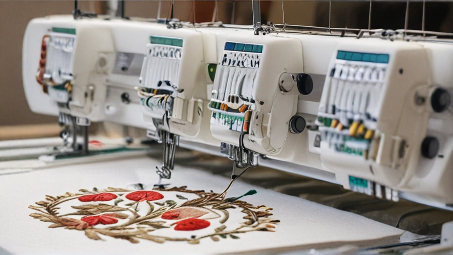 embroidery machine with large hoop