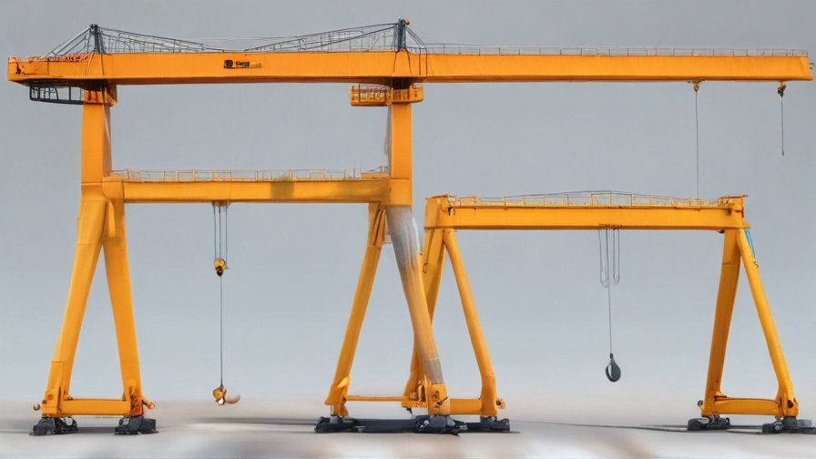 free standing bridge cranes