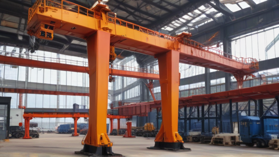 free standing bridge cranes