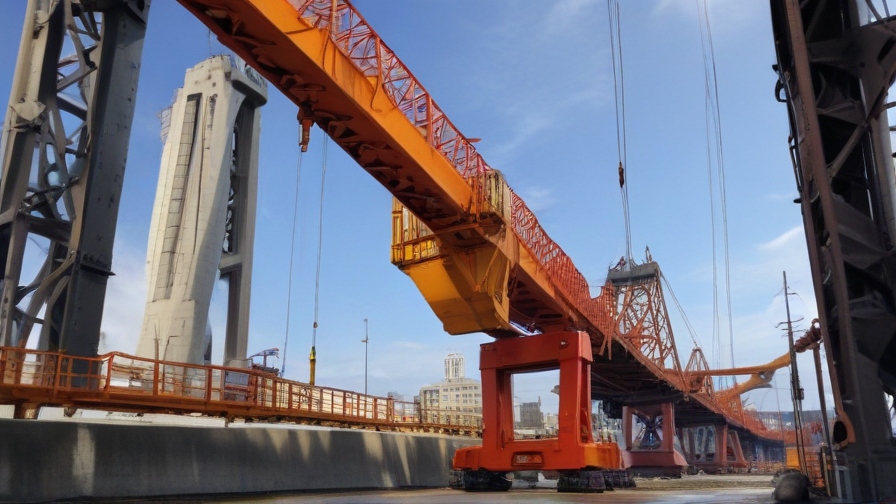 free standing bridge cranes