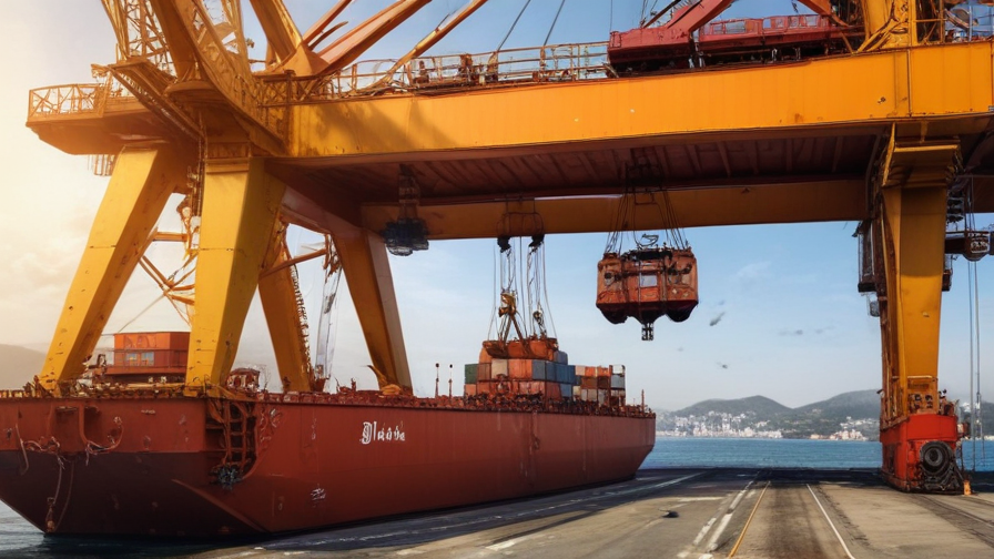 gantry crane on ship