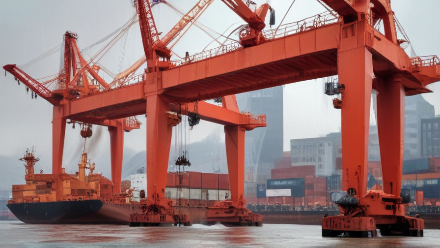 gantry crane on ship