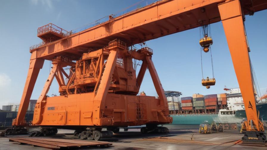gantry crane on ship