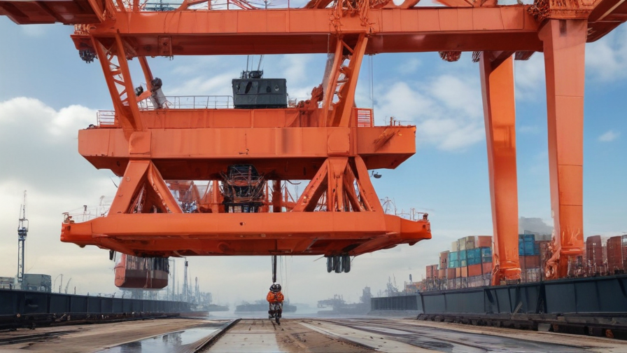 gantry crane on ship