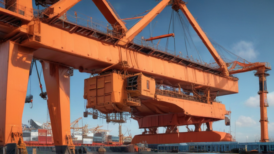 gantry crane on ship
