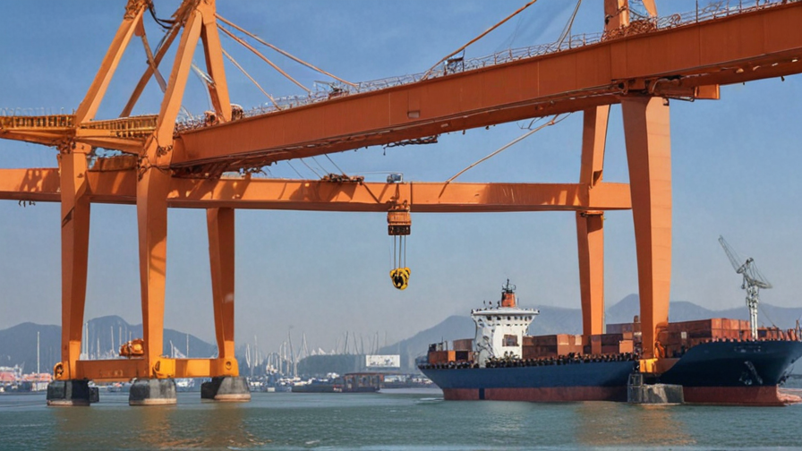 gantry crane on ship