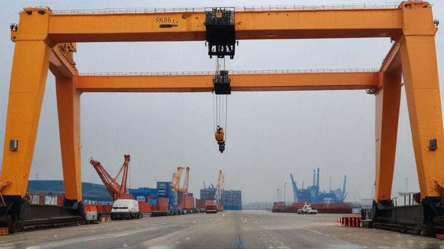gantry crane on ship