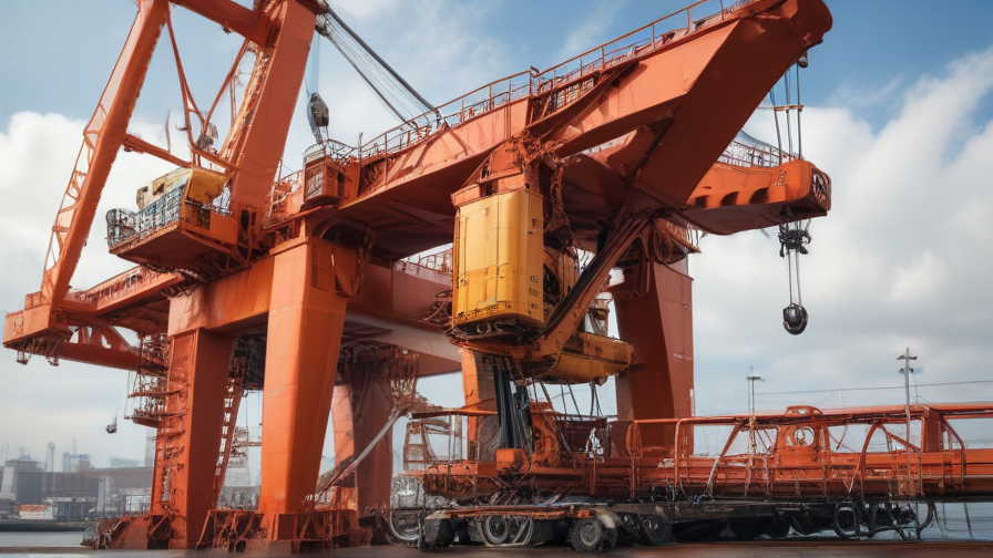 gantry crane on ship