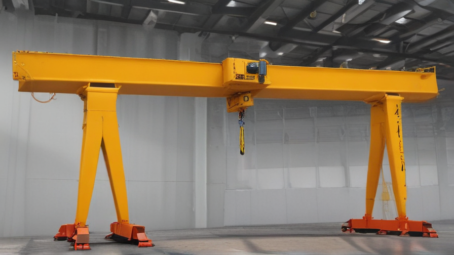 gantry crane with hoist