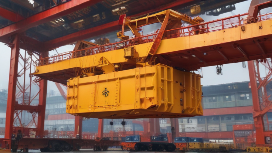 gantry crane working