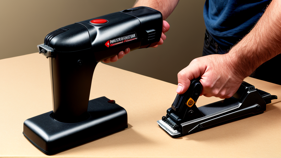 heavy duty electric stapler