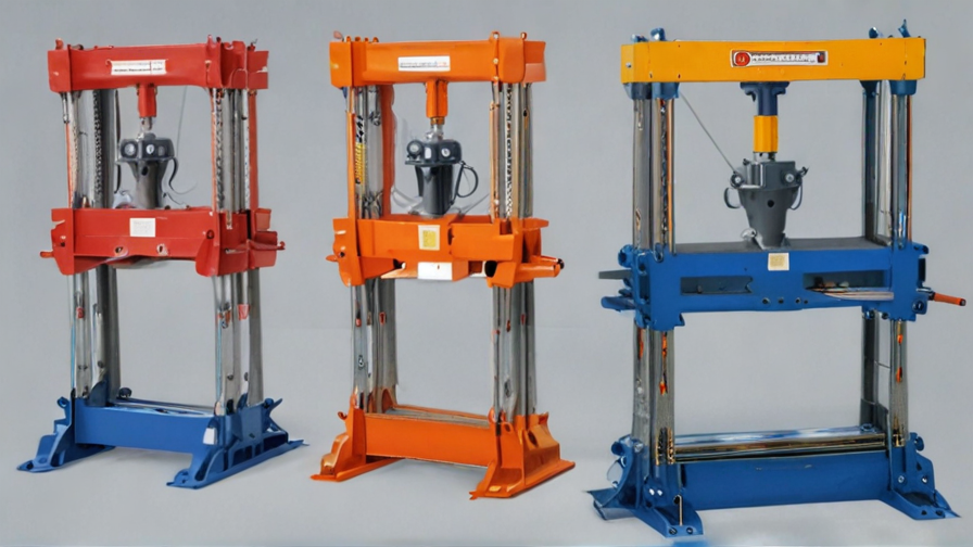 hydraulic baling press