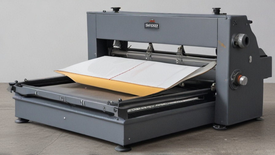 hydraulic paper guillotine