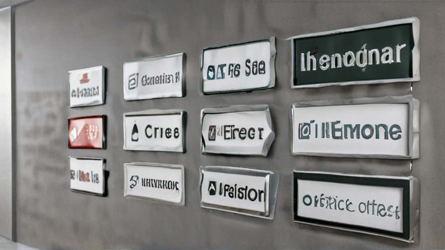 interior office signage