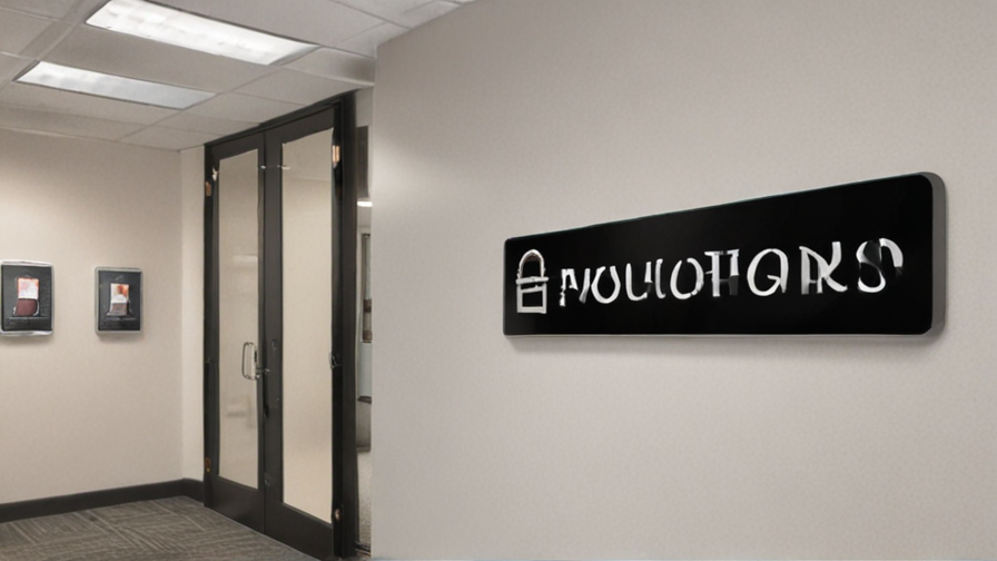 interior office signage