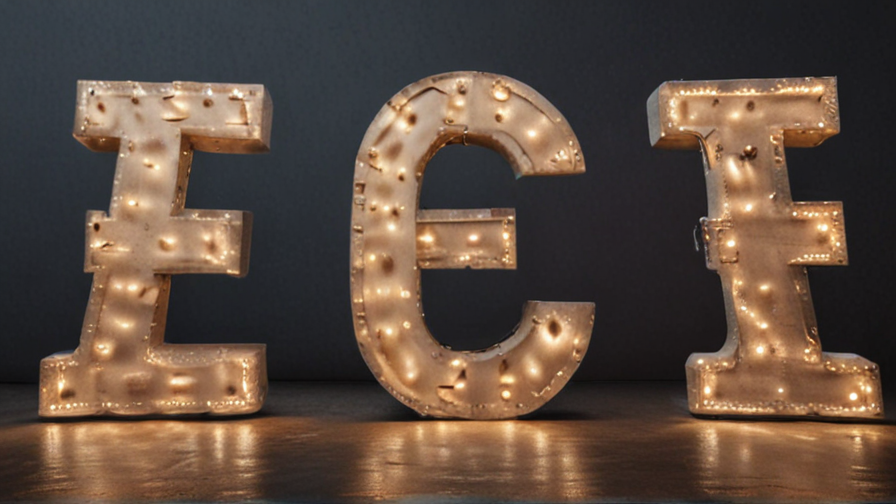 large led letters