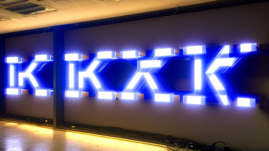 led wall letters