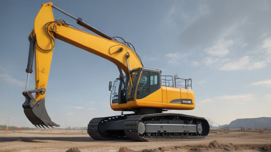 lifting an excavator with a crane