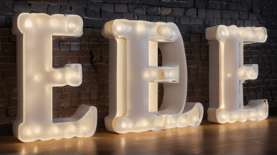 light up led letters