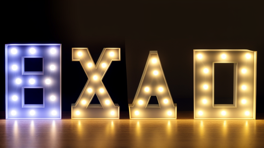 light up led letters