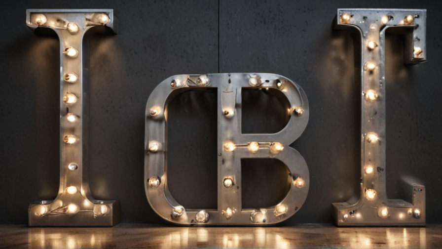 light up metal letters
