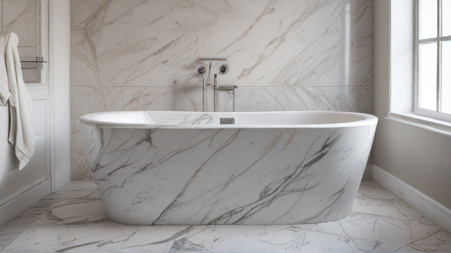 marble bath tub