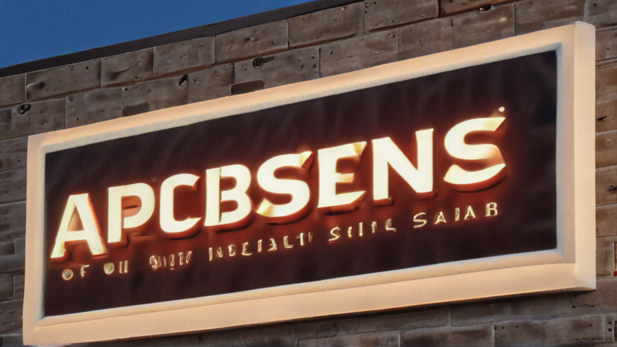 outdoor lighted business signs