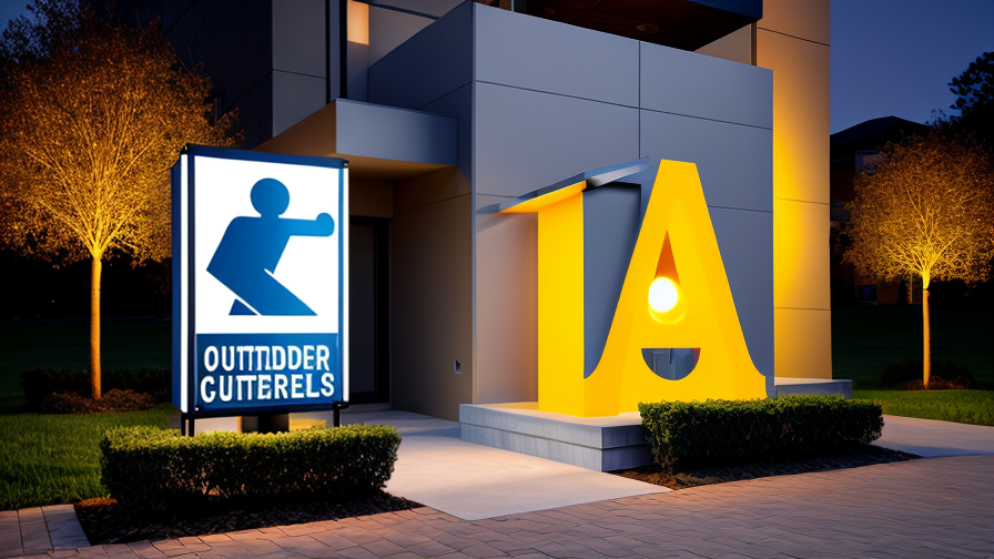 outdoor lighted signs